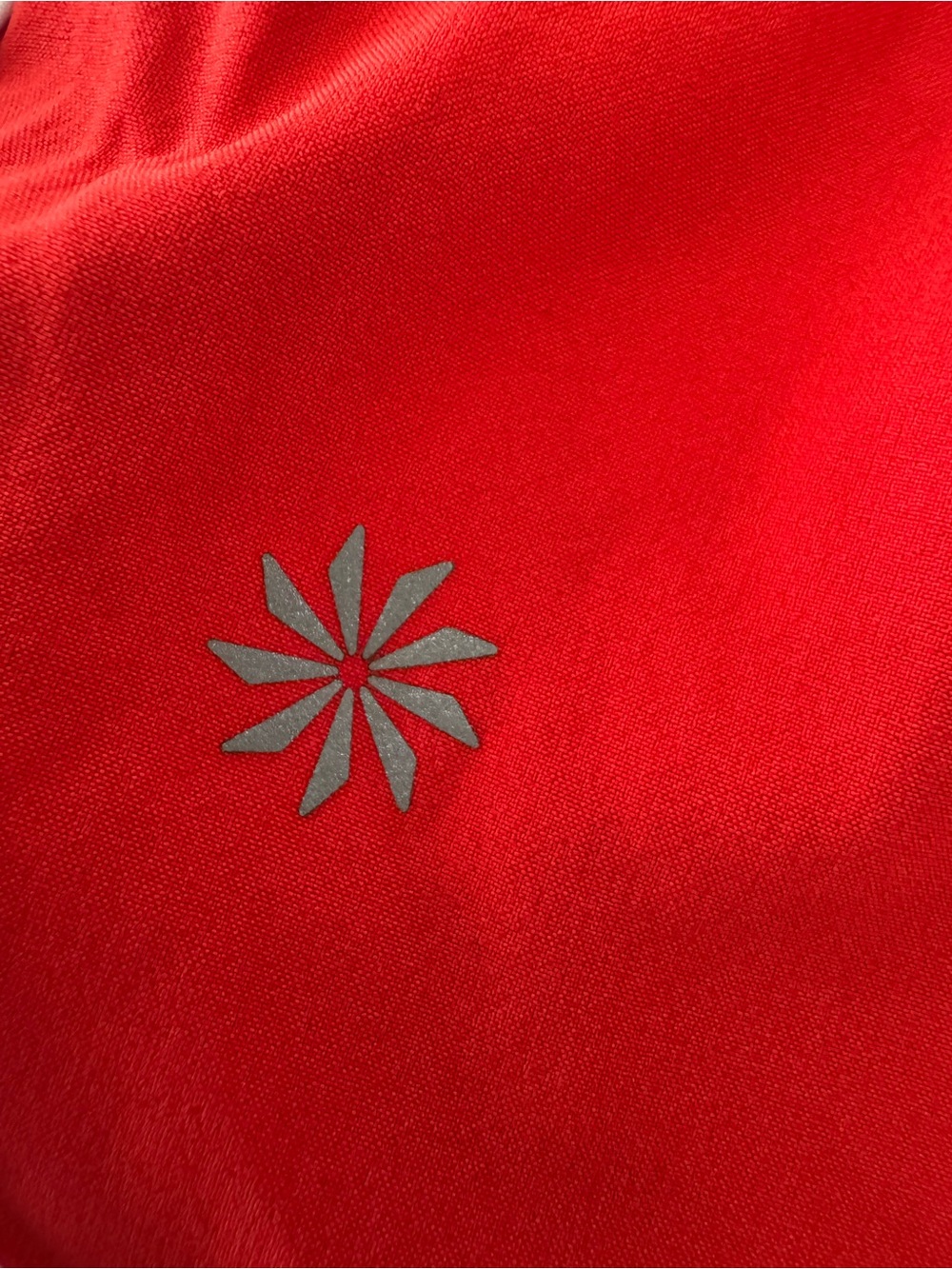 Athleta Red Weekender Athletic Shorts with White Trim High Rise Sz M - Picture 7 of 7